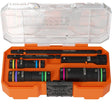 Klein Tools 653MQS KNECT Quad-12 Heavy-Duty Impact Flip Socket Set with MODbox Case (6 Piece Set)