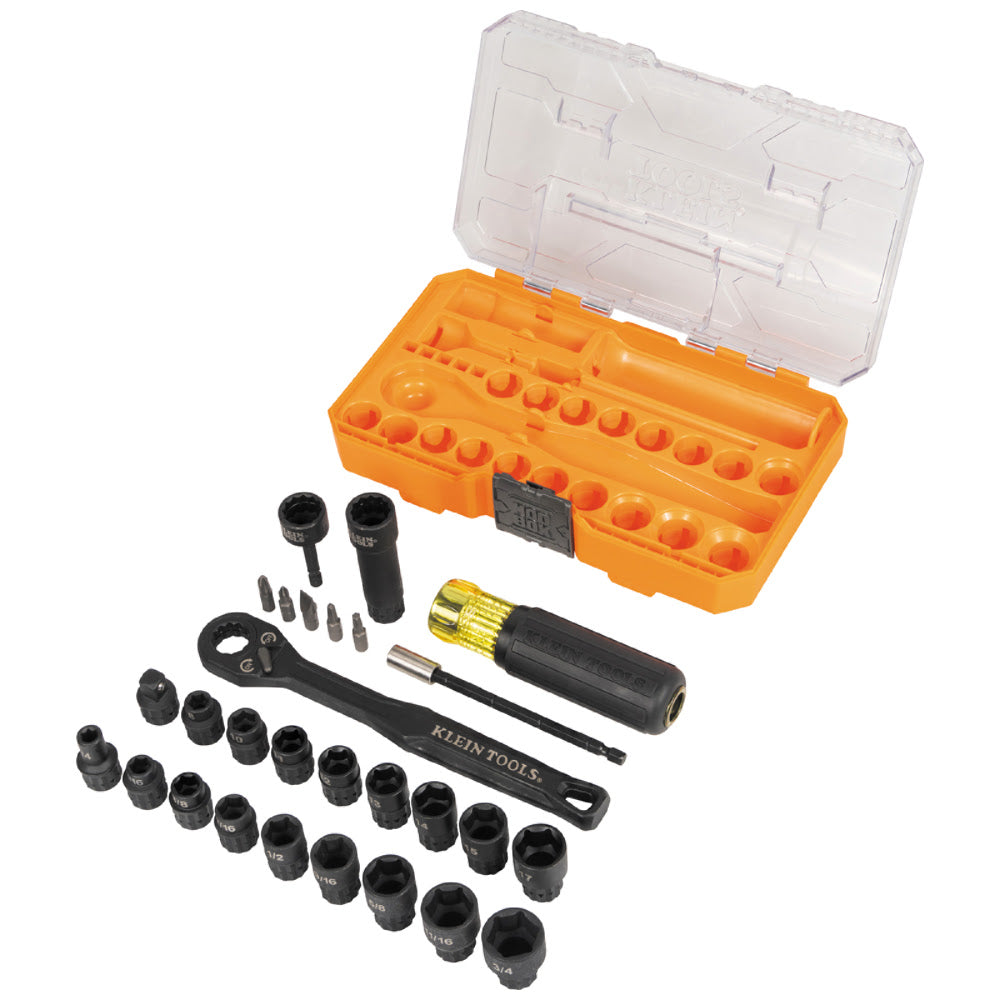 Klein 65400KNECT KNECT Essential Pass Through Impact Socket Set, SAE, Metric, 28-Piece - 5