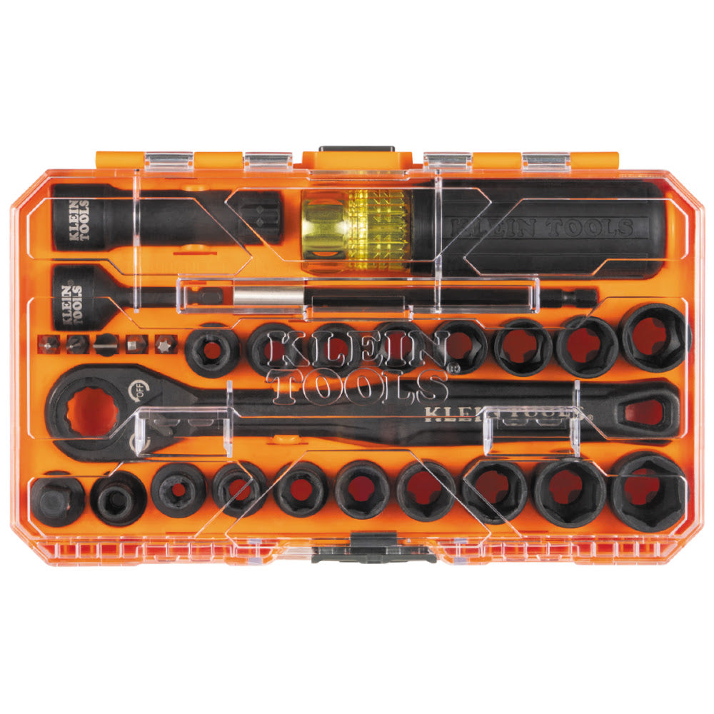 Klein 65400KNECT KNECT Essential Pass Through Impact Socket Set, SAE, Metric, 28-Piece - 7