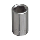 Klein Tools 65605 11/32" Standard 6-Point Socket, 1/4" Drive - 6