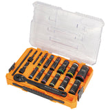 Klein 65626 KNECT Flip-24 Deep-Well, Heavy-Duty Impact Socket Set, SAE and Metric - 5