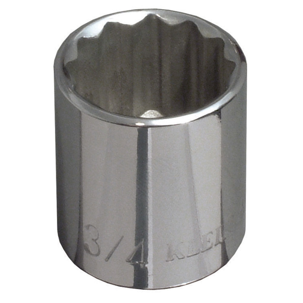 Klein Tools 65706 3/4" Standard 12-Point Socket, 3/8" Drive - 4