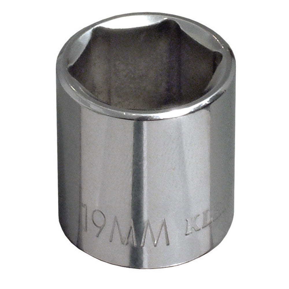 Klein Tools 65915 15 mm Metric 6-Point Socket, 3/8" Drive