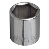 Klein Tools 65916 16 mm Metric 6-Point Socket, 3/8" Drive