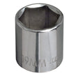 Klein Tools 65918 18 mm Metric 6-Point Socket, 3/8" Drive