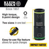 Klein 66074 Flip Impact Socket 3/4" x 13/16" - 7