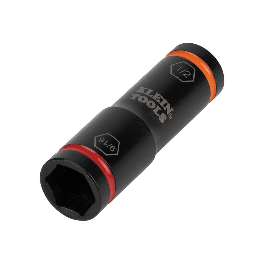 Klein 66076 Flip Impact Socket, 9/16" x 1/2" - 2