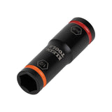 Klein 66076 Flip Impact Socket, 9/16" x 1/2" - 3