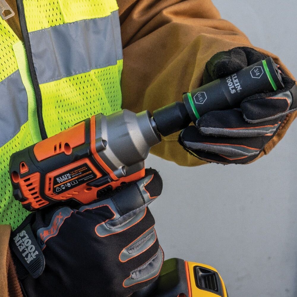 Klein 66076 Flip Impact Socket, 9/16" x 1/2" - 8