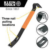 Klein 66094 Heavy Duty Pry Bar Crowbar, 15" - 2