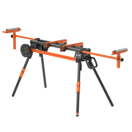 Klein 66184 Adjustable Rolling Miter Saw Stand with Telescoping Arms and 500lb Capacity