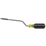 Klein Tools 67100 Multi-Bit Screwdriver, 2-in-1 Rapi-Drive Phillips and Slotted Bits - 6