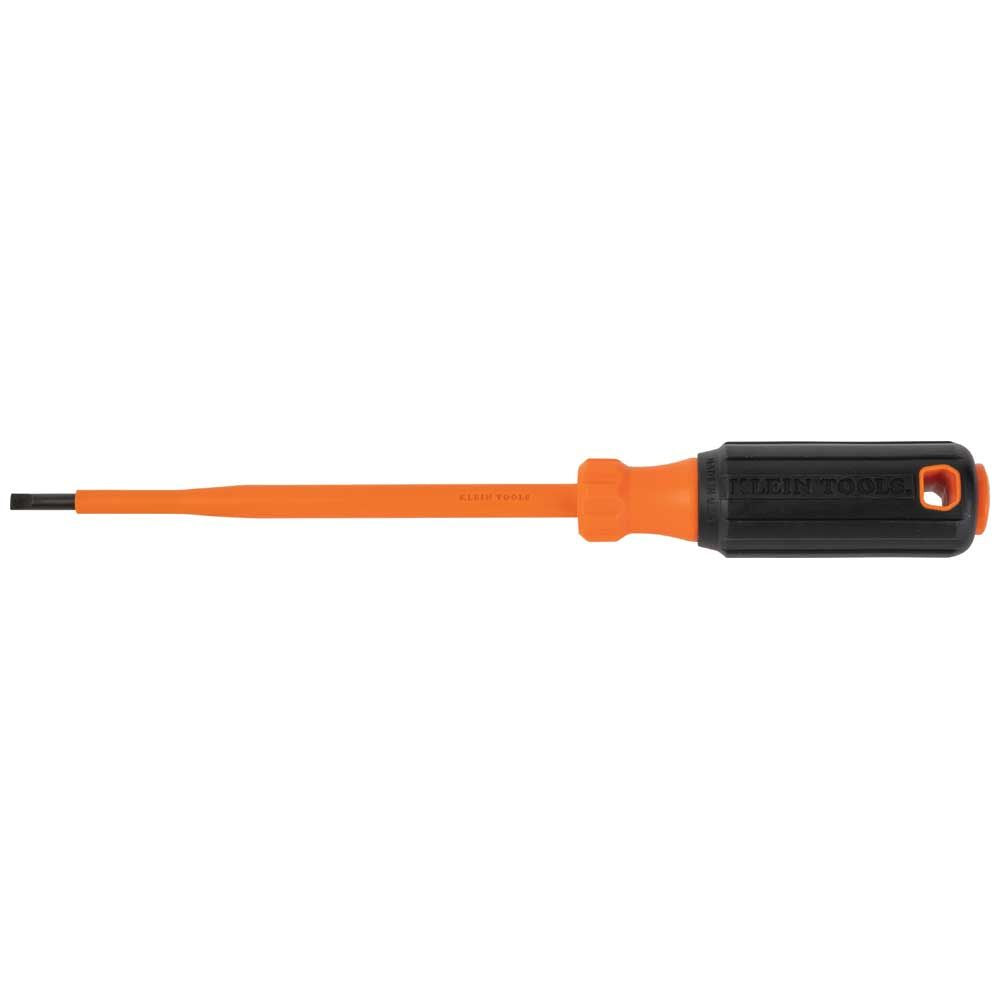 Klein 6816INS Insulated Screwdriver, 3/16" Cabinet Tip, 6" Round Shank - 2