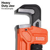 Klein Tools 68210 10" Adjustable Cast Iron Pipe Wrench with 1.5" Jaw Capacity - 2
