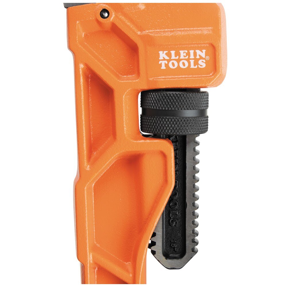 Klein 68228 Adjustable Cast Iron Pipe Wrench, 18" - 9