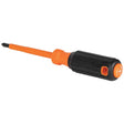 Klein 6834INS Insulated Screwdriver, #2 Phillips Tip, 4" Round Shank