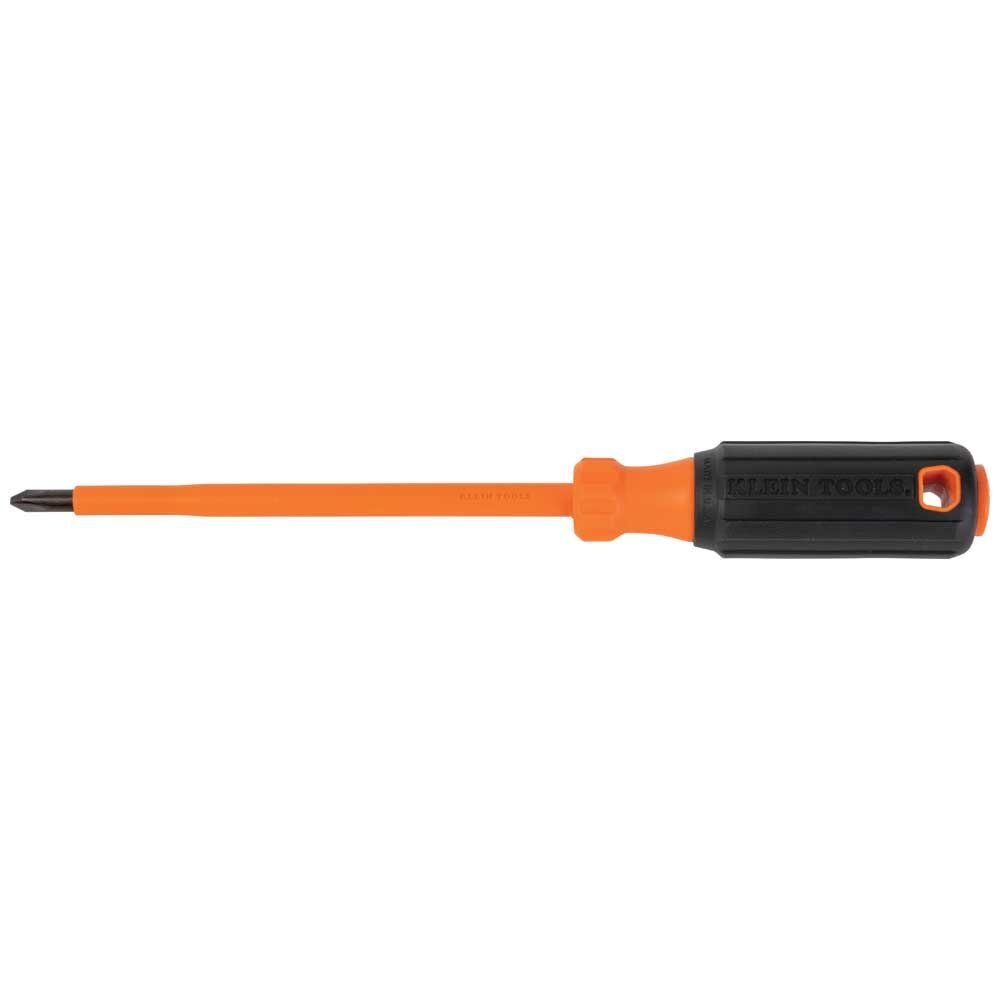 Klein 6836INS Insulated Screwdriver, #2 Phillips Tip, 6" Round Shank - 2