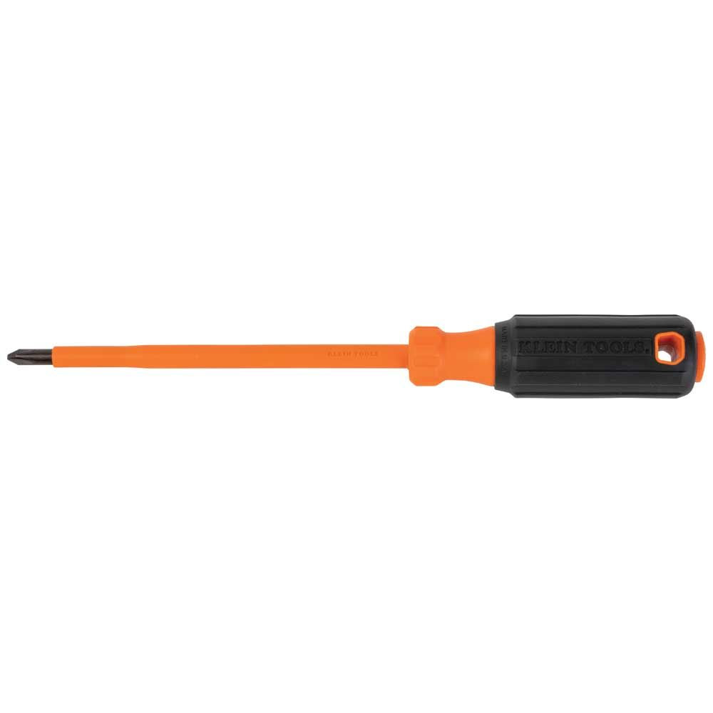 Klein 6836INS Insulated Screwdriver, #2 Phillips Tip, 6" Round Shank - 2