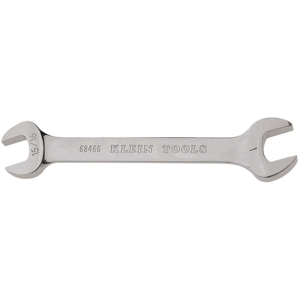 Klein Tools 68466 Open-End Wrench 15/16" and 1" Ends