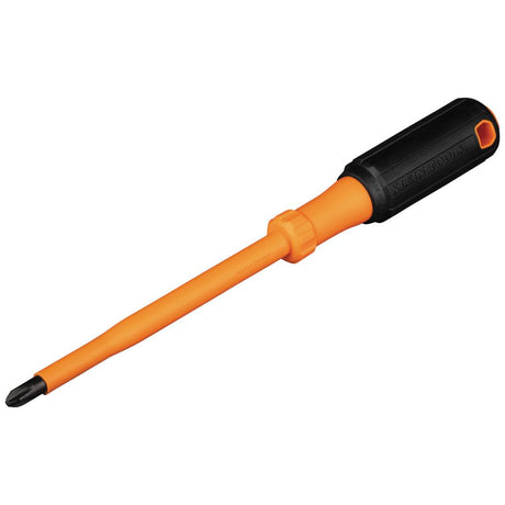 Klein 6876INS Insulated Screwdriver, #3 Phillips Tip, 6" Shank