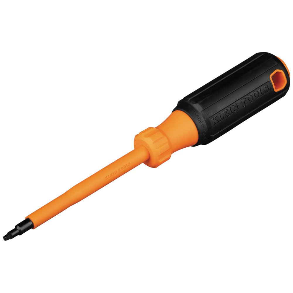 Klein 6884INS Insulated Screwdriver, #1 Square Tip, 4" Shank