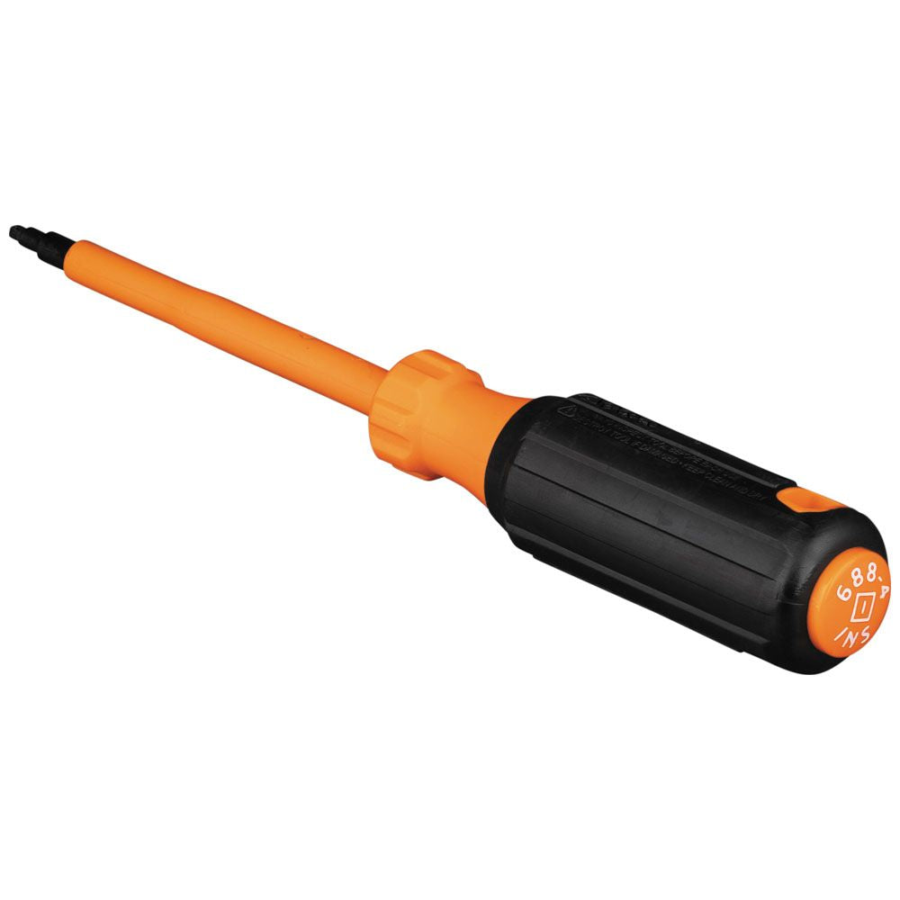 Klein 6884INS Insulated Screwdriver, #1 Square Tip, 4" Shank - 2