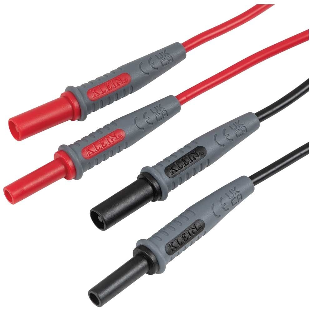 Klein 69359 Lead Adapters, Red and Black, 3' - 4