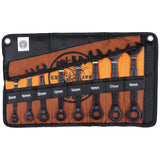 Klein 69408MG 90-Tooth Ratcheting Combo Wrench Set, Metric, 8-Piece - 2