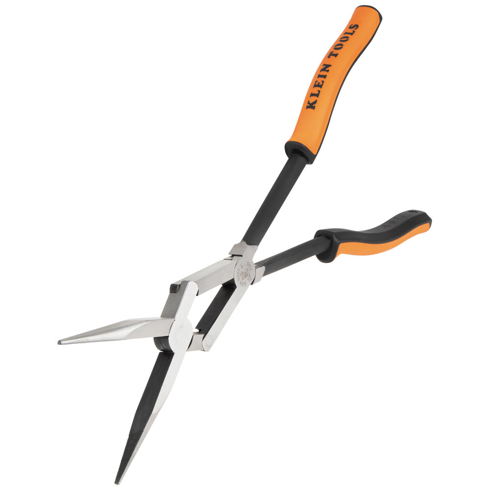 Klein 71400 Pliers, Long Reach Needle Nose Pliers, Straight Nose, 13"