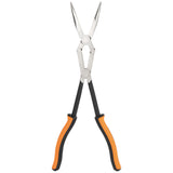 Klein 71401 Pliers, Long Reach Needle Nose Pliers, Bent Nose, 13" - 2