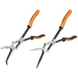 Klein 71402 Long Reach Needle Nose and Bent Nose Pliers Set, 13", 2-Piece