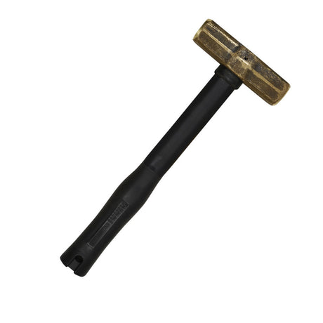 Klein 7HBRFRH04 Brass Sledge Hammer, FGL Rubber Grip, 4-Pound