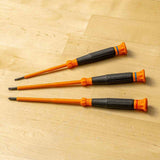 Klein Tools 85613INS Insulated Precision Screwdriver Set, 3-Piece - 9