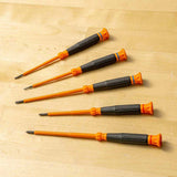 Klein Tools 85615INS Insulated Precision Screwdriver Set, 5-Piece - 4