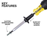 Klein Tools 85850 Electrician Screwdriver Set with Insulated and Precision Drivers (9 Piece) - 4