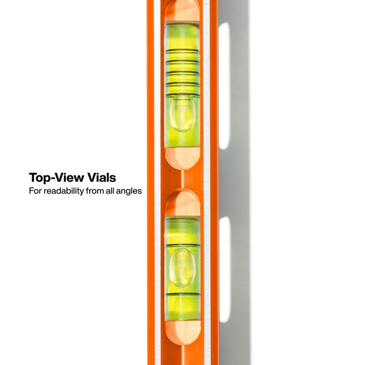 Klein Tools 935RBP 8" Magnetic Pitch Vial Torpedo Level with 4 Vials - 4