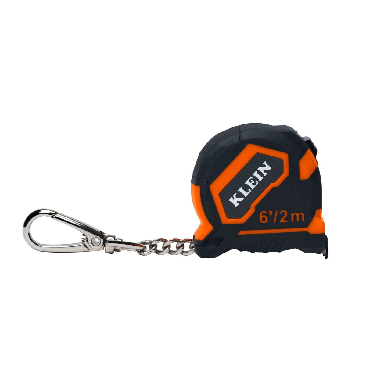 Klein Tools 9362 6' Keychain Tape Measure with Nylon Coated Blade and SAE Metric Markings