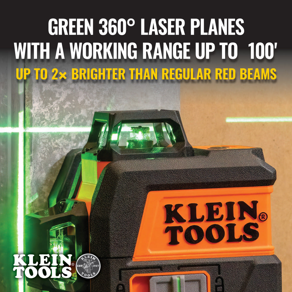 Klein 93CPLG Compact Green Planar Laser Level - 5