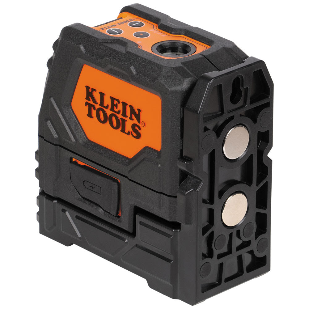 Klein 93LCLGR Rechargeable Self-Leveling Green Cross-Line Laser Level with Red Plumb - 2