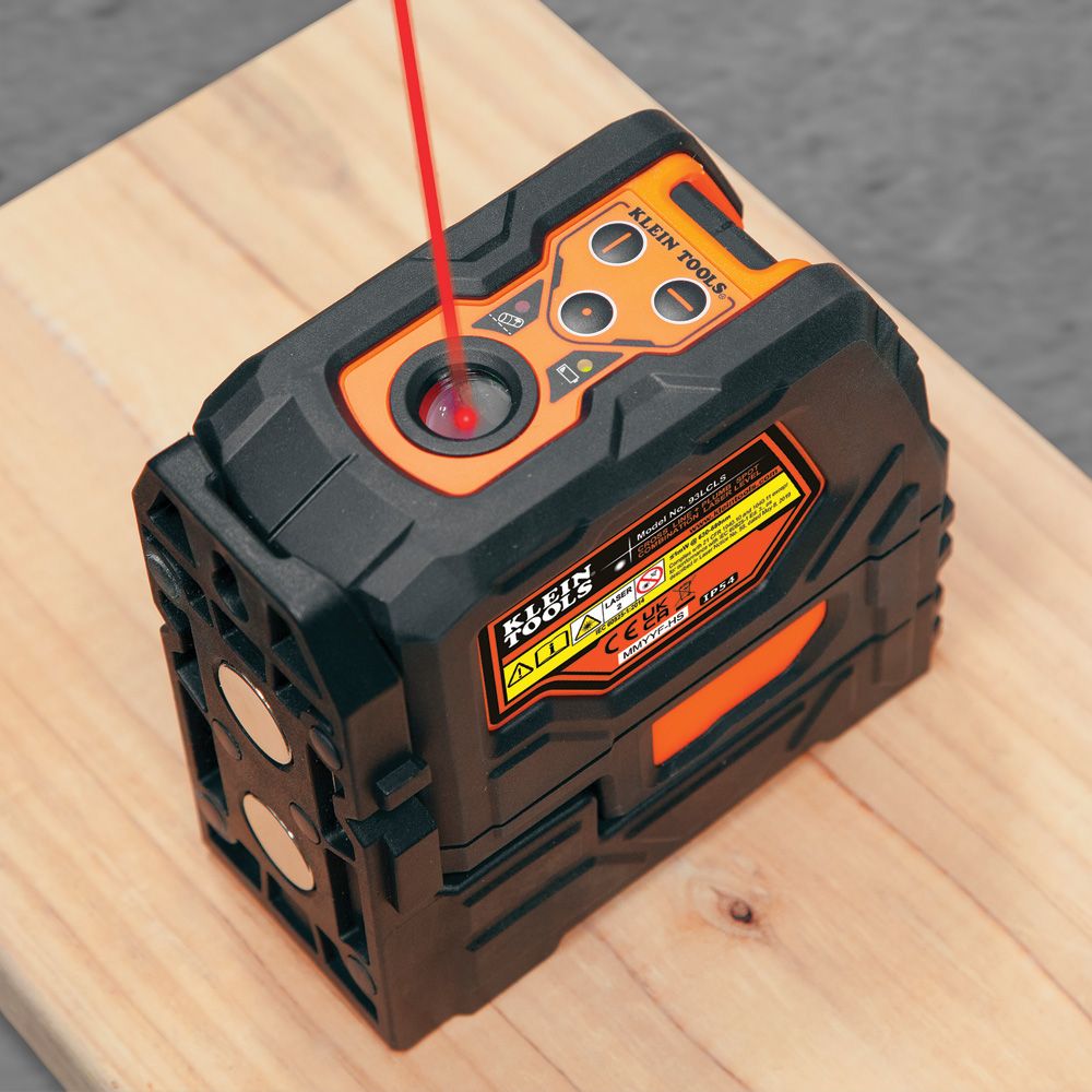 Klein 93LCLS Laser Level, Self-Leveling Cross-Line Level with Plumb Spot - 11