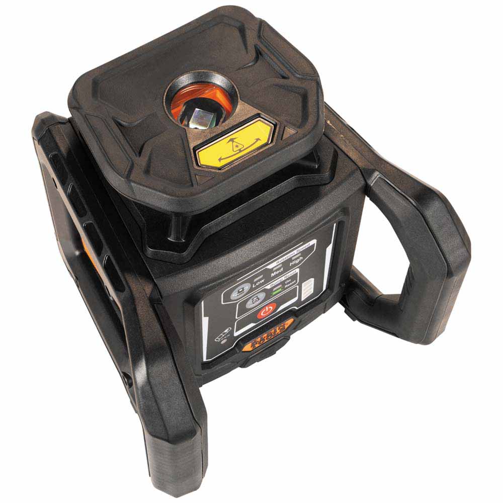 Klein 93RLS Green Rotary Laser Level, Self-Leveling with Plumb Spot and Tripod - 3
