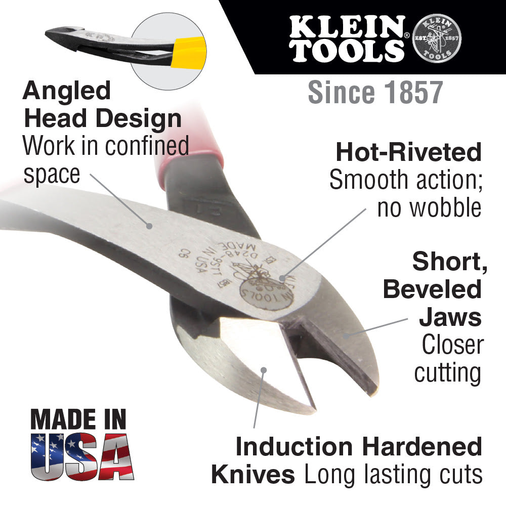 Klein 94156 American Legacy Diagonal Plier and Klein-Kurve Wire Stripper/Cutter - 2