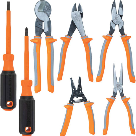 Klein 9421R 1000V Insulated Tool Set, 7-Piece