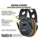 Klein AESEM1S Situational Awareness Bluetooth Earmuffs - 3