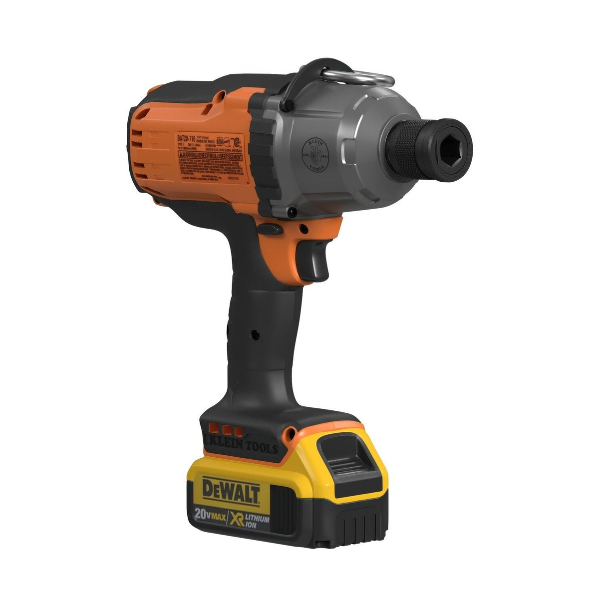 Klein BAT20716 7/16" Cordless Impact Wrench Tool Only - 5