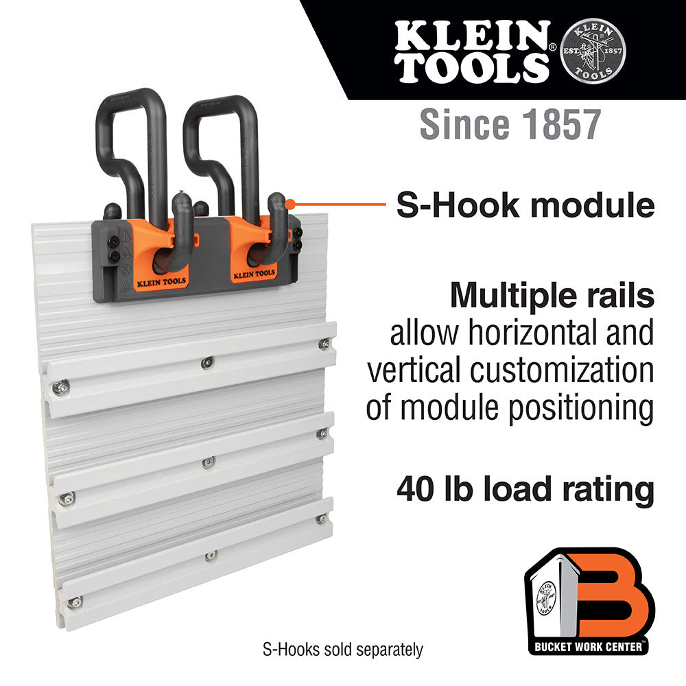 Klein BC100S Wall Assembly, S-Hook Module - 2