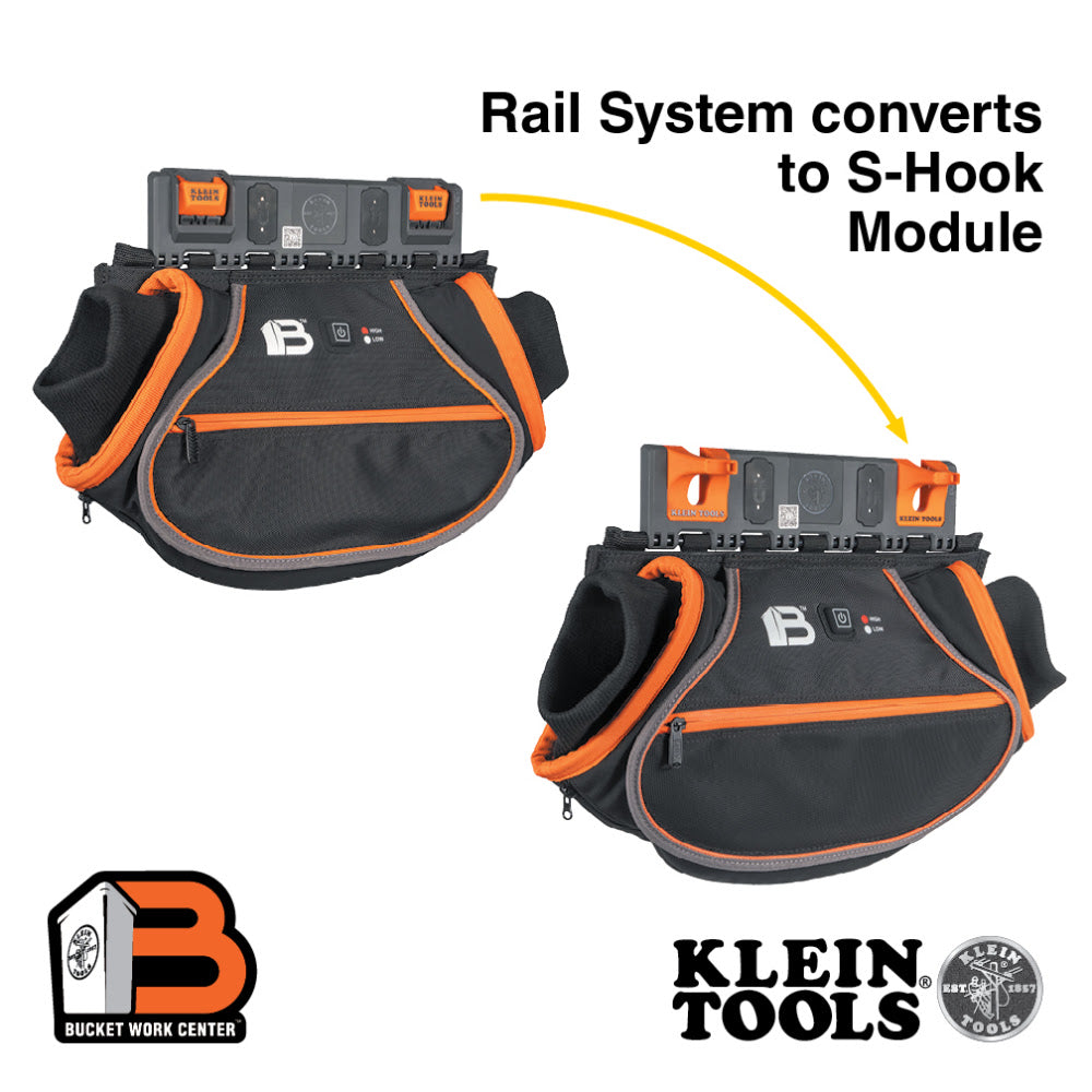 Klein BC101C Hand Warmer Module, Rail and S-Hook - 2