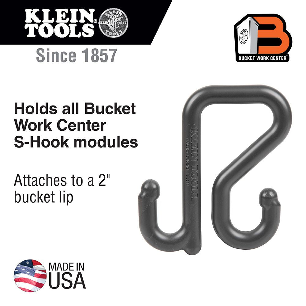 Klein BC311 2" Utility Bucket S-Hook - 4