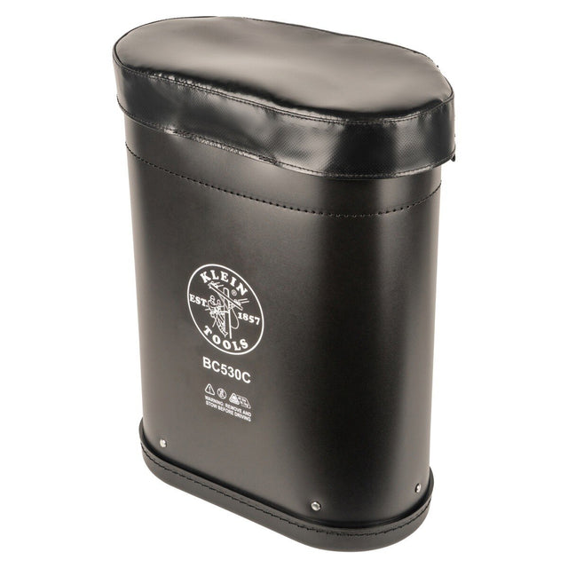 Klein Tools BC530C 20-Inch Deep Oval Bucket for Bucket Work Center Rail System with Vinyl Cover
