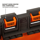 Klein Tools BC530C 20-Inch Deep Oval Bucket for Bucket Work Center Rail System with Vinyl Cover - 6